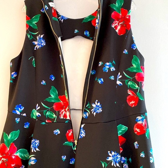 Calvin Klein floral sleeveless fit flair dress soft substantial fabric 14W
C - Picture 11 of 12